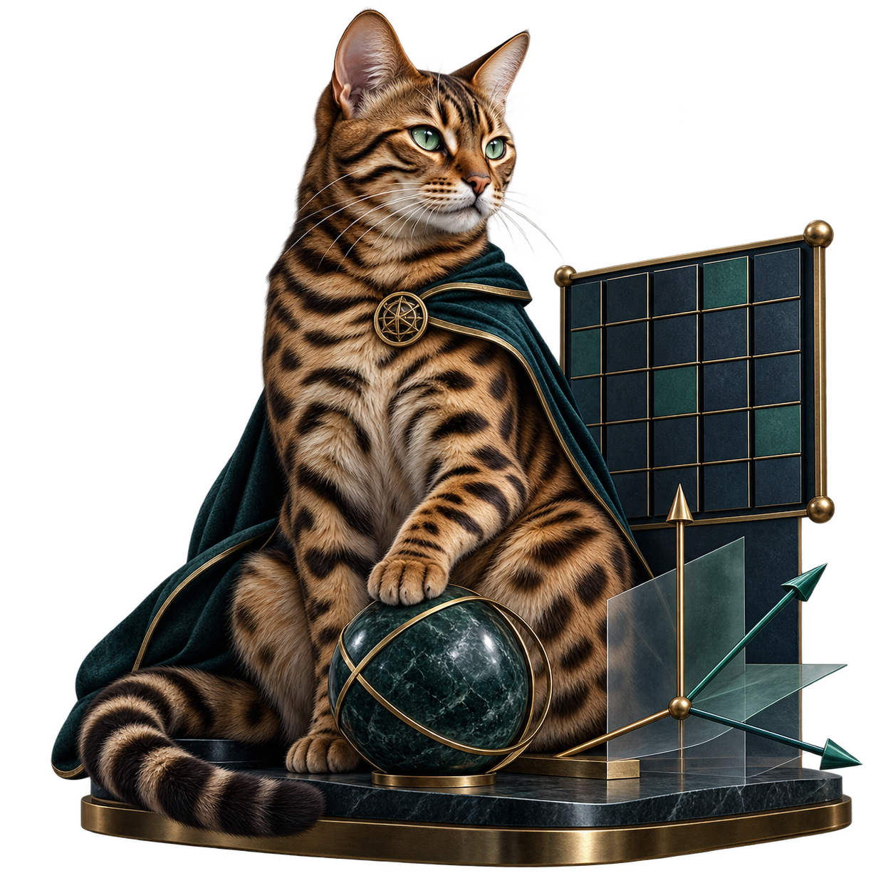 Mascote de Álgebra Linear: Gato