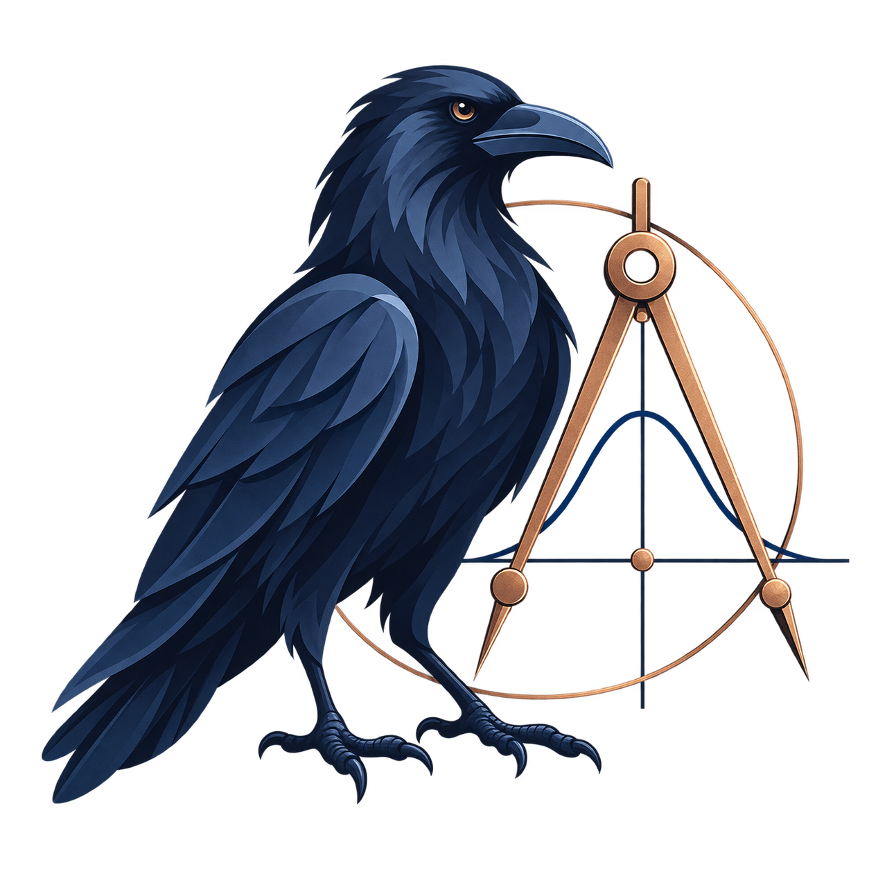 Mascote de Análise Matemática: Corvo
