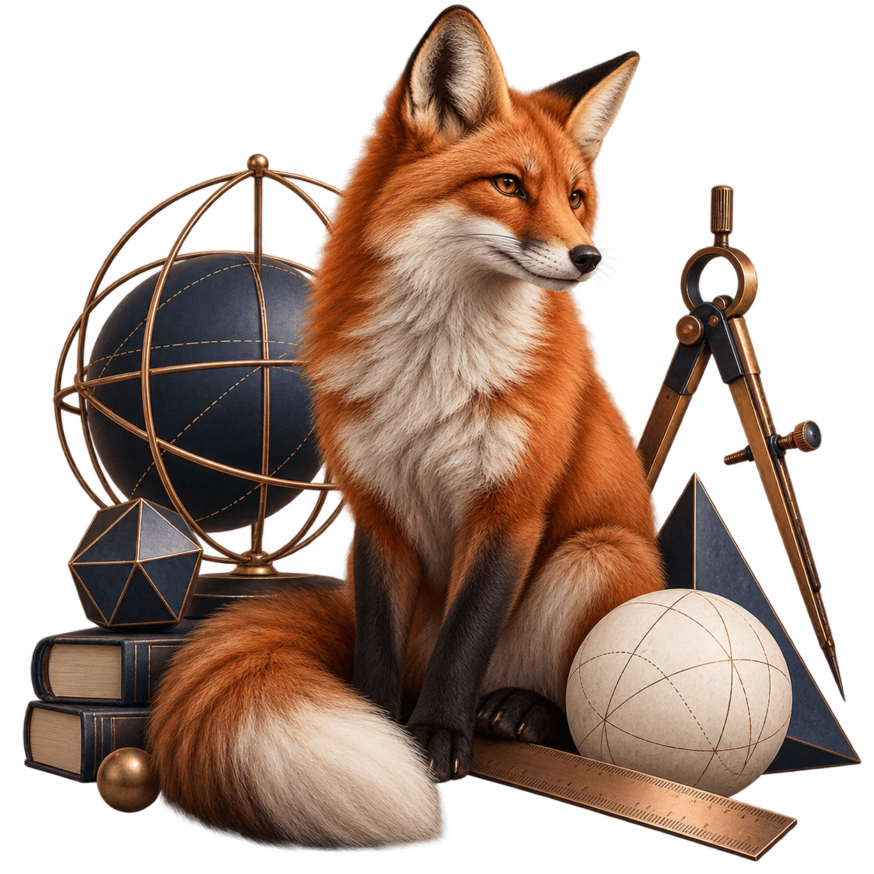 Mascote de Matemática: Raposa