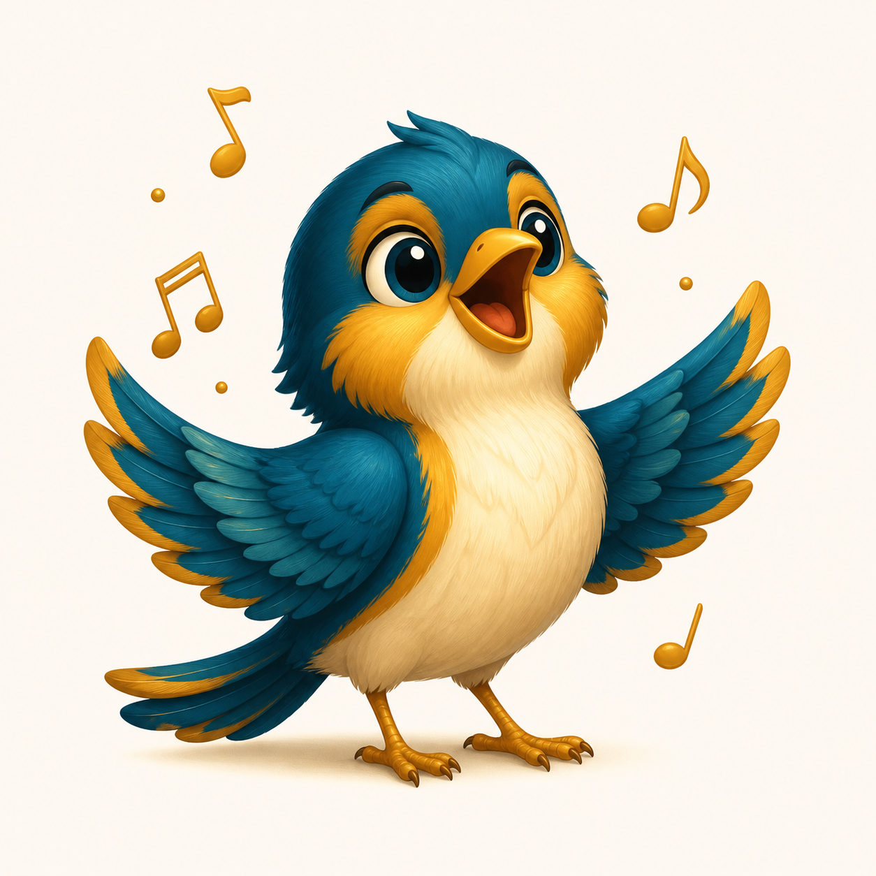 Mascote de Música: Rouxinol