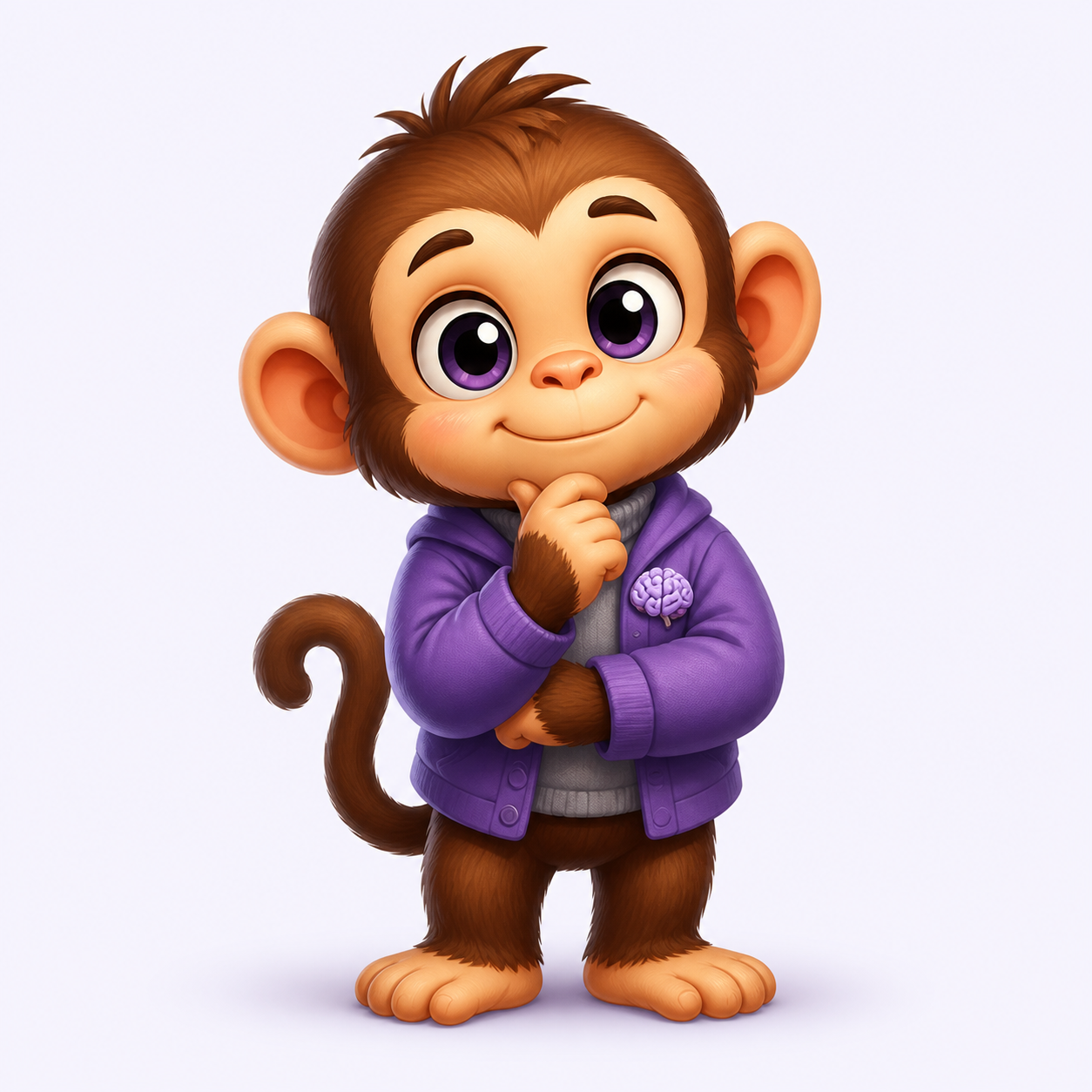 Mascote de Psicologia B: Macaco